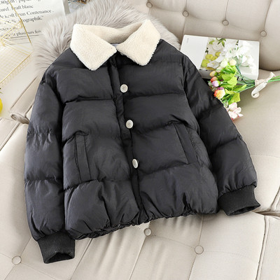 Geaca de iarna dama cu nasturi in mai multe culori