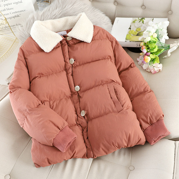 Geaca de iarna dama cu nasturi in mai multe culori