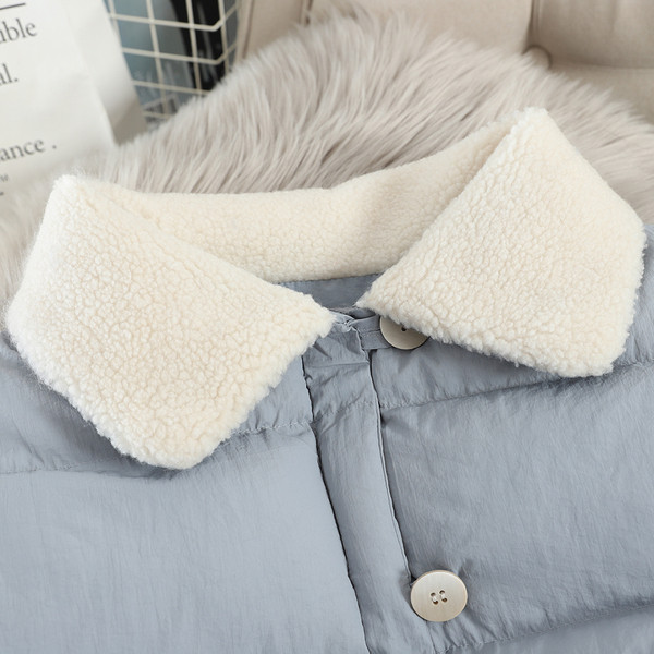 Geaca de iarna dama cu nasturi in mai multe culori