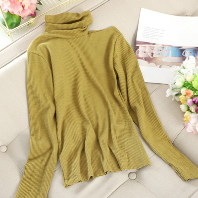 Καθημερινή γυναικεία μπλούζα με ψηλό γιακά σε διάφορα χρώματα