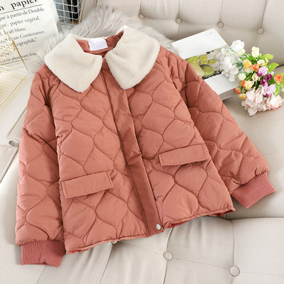 Geaca de dama cu nasturi si guler in mai multe culori