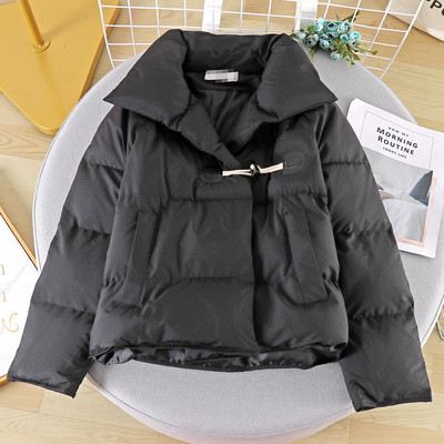 Modern női kabát gombokkal és zsebbel négy színben