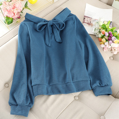 Pulover de dama cu panglica in mai multe culori