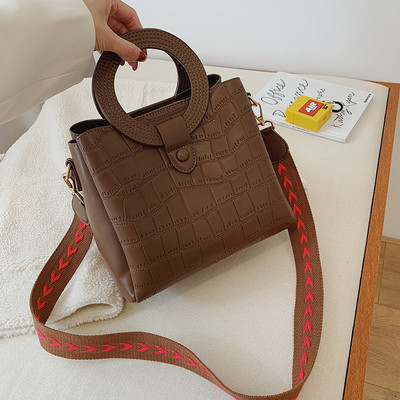 Geanta de dama din piele cu doua manere in mai multe culori