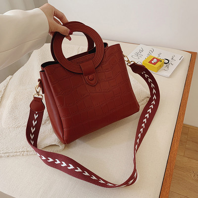 Geanta de dama din piele cu doua manere in mai multe culori