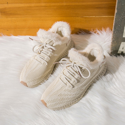 Adidasi de iarna de dama cu captuseala moale in trei culori