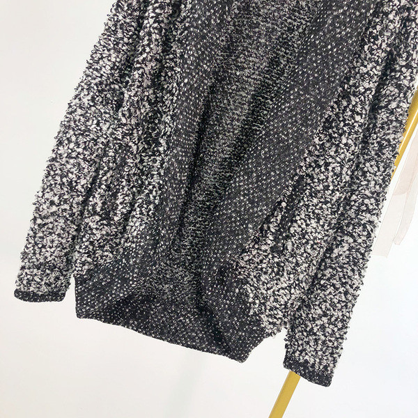 Vestă lungă groasă fără închidere de culoare gri