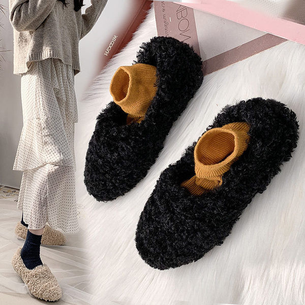 Mocasini de damă din puf în trei culori