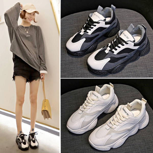 Καθημερινά γυναικεία παπούτσια για τρέξιμο με σκληρή σόλα σε διάφορα χρώματα