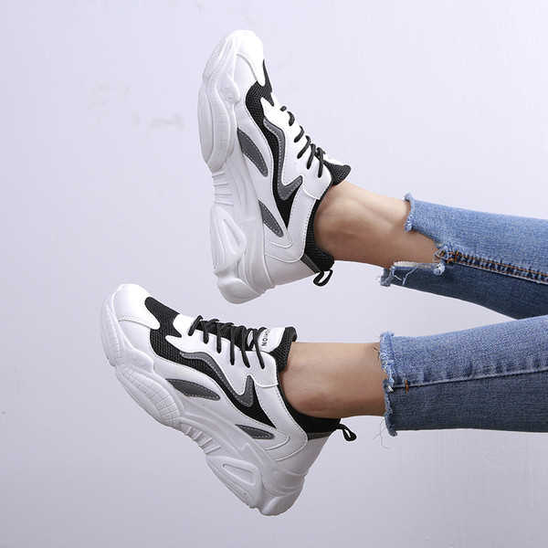 Καθημερινά γυναικεία παπούτσια για τρέξιμο με σκληρή σόλα σε διάφορα χρώματα