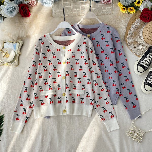 Cardigan dama cu nasturi in patru culori