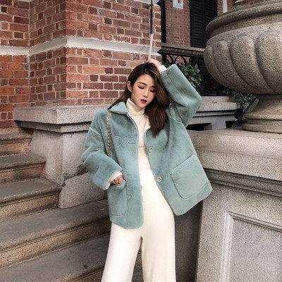 Rövid tavaszi-őszi kabát bézs, rózsaszín és zöld színben