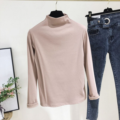 Bluza de dama model nou cu guler polo - mai multe culori