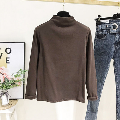 Bluza de dama model nou cu guler polo - mai multe culori