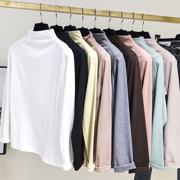 Bluza de dama model nou cu guler polo - mai multe culori