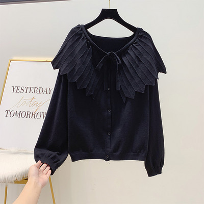 Vesta moderna de dama cu nasturi in trei culori