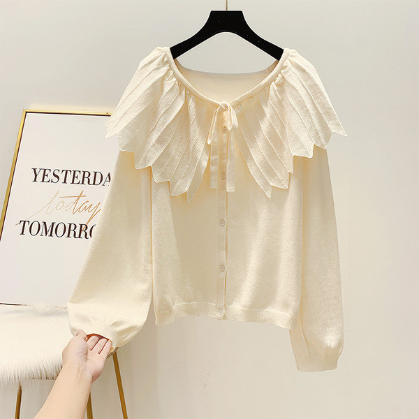 Vesta moderna de dama cu nasturi in trei culori