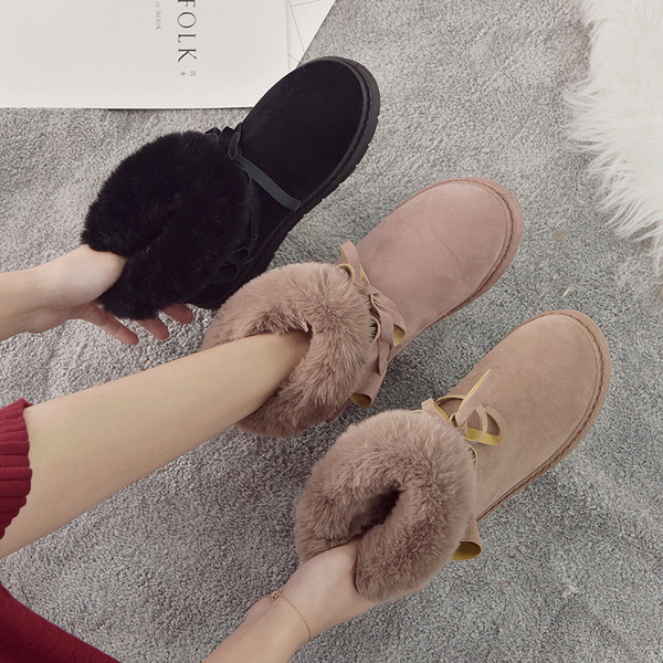 Cizme de dama cu puf si captuseala moale in trei culori