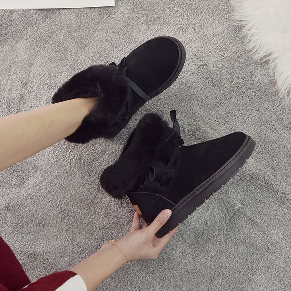 Cizme de dama cu puf si captuseala moale in trei culori