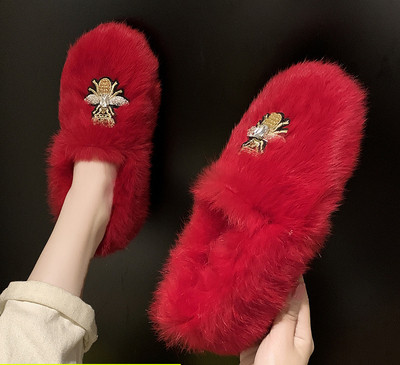 Model nou de pantofi casual dama cu puf in mai multe culori diferite