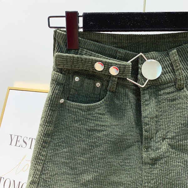 Pantaloni scurți de iarnă de damă cu talie înaltă