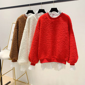 NOUL model de pulover de dama din puf in trei culori