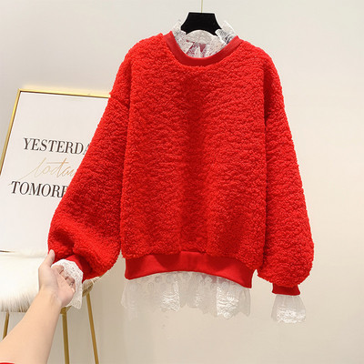 NOUL model de pulover de dama din puf in trei culori