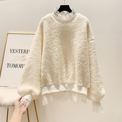 NOUL model de pulover de dama din puf in trei culori