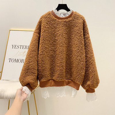 NOUL model de pulover de dama din puf in trei culori