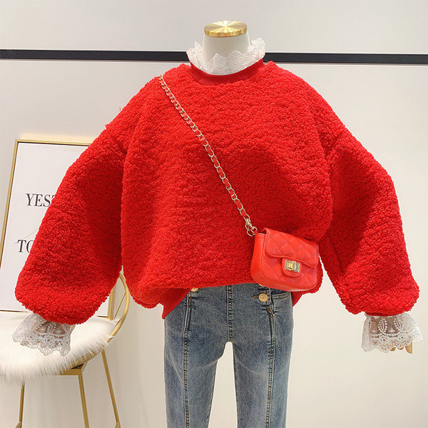 NOUL model de pulover de dama din puf in trei culori