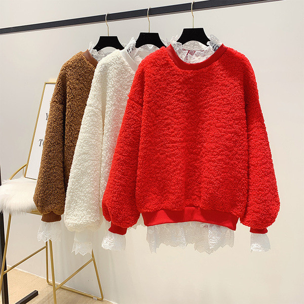 NOUL model de pulover de dama din puf in trei culori