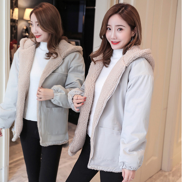 ΝΕΟ μοντέλο χειμωνιάτικο γυναικείο μπουφάν κατάλληλο για μητέρα και παιδί σε μπεζ και καφέ χρώμα