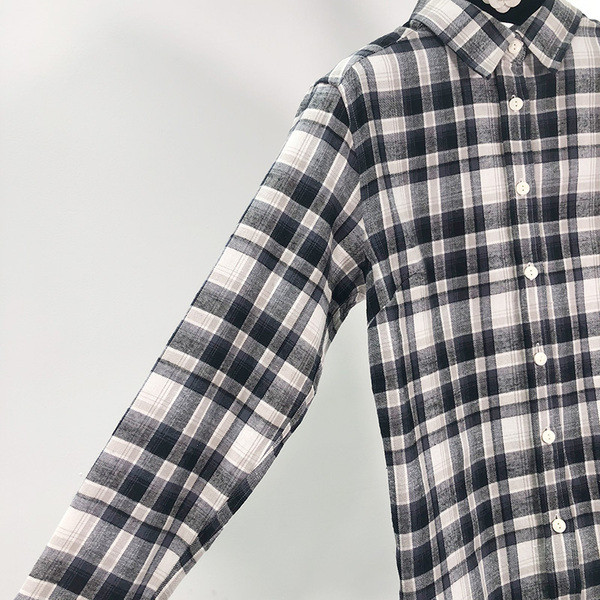 Camasa lata in carouri cu nasturi model clasic