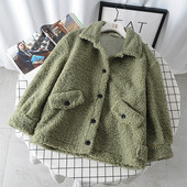 Palton casual de dama cu buzunare si nasturi in albastru, bej si verde