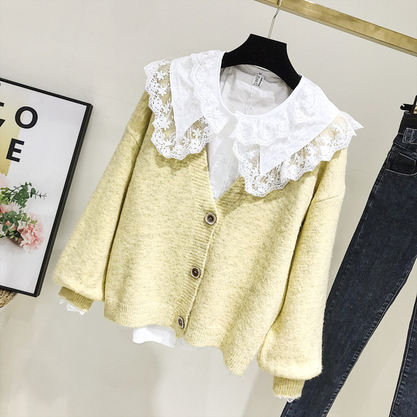 Vesta moderna de dama cu decolteu spitz in roz, galben, verde si bej