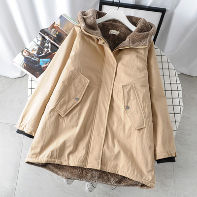 Geaca de iarna casual de dama cu buzunare si captuseala moale in trei culori