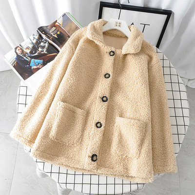 Palton modern de dama cu nasturi si buzunare in galben, albastru si roz