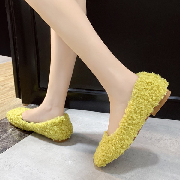 Pantofi casual dama cu puf in mai multe culori