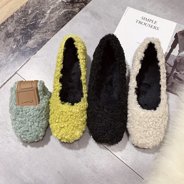 Pantofi casual dama cu puf in mai multe culori