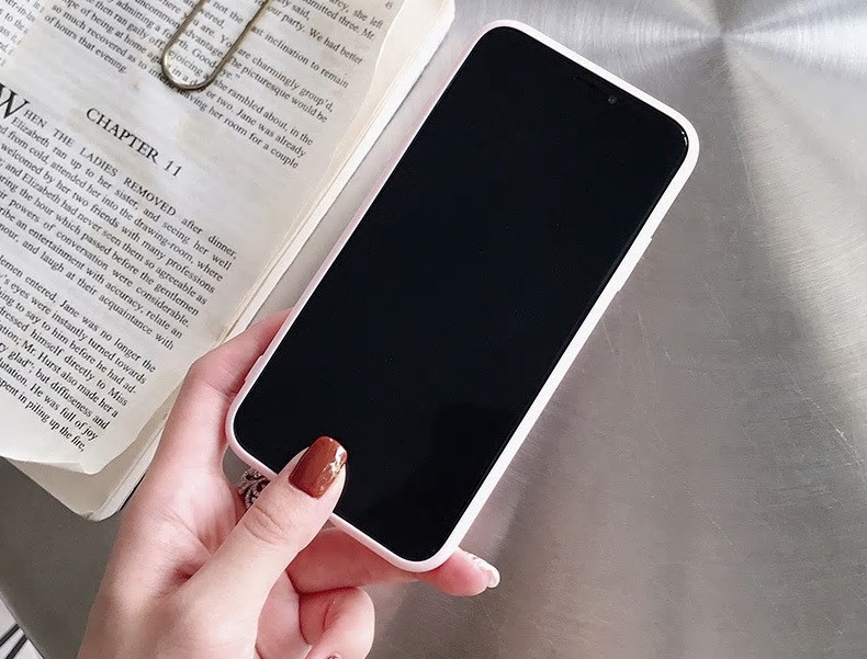 Husă inel pepene pentru iPhone X și iPhone XS în culoarea roz