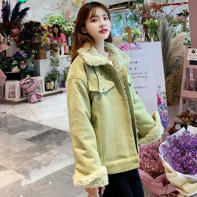 Palton de dama model nou cu nasturi - model lat