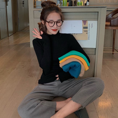 Bluza de dama cu guler polo model uni in mai multe culori