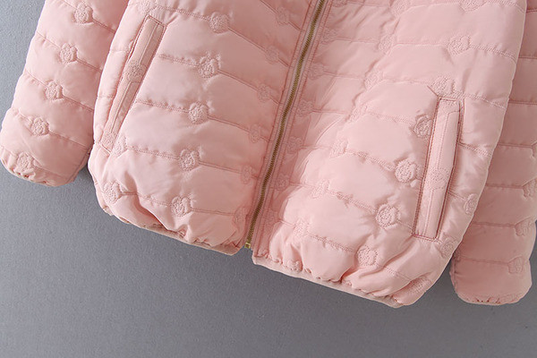 Modern női rövid téli kabát O-nyakú és hosszú ujjú négy színben