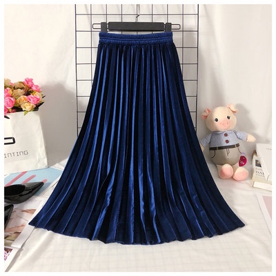 Νέο μοντέλο γυναικεία πλισέ φούστα με ψηλή μέση