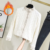 Camasa de dama model nou cu guler polo si nasturi in negru si bej