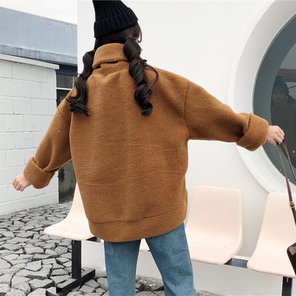 Pulover de dama de iarna model larg in alb si portocaliu