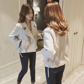 Palton modern de damă cu decolteu spitz în trei culori