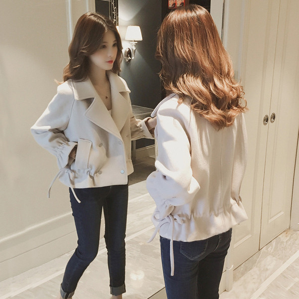 Palton modern de damă cu decolteu spitz în trei culori