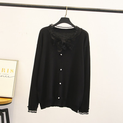 Cardigan casual de dama cu nasturi si maneci lungi in negru, galben, alb si albastru