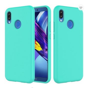 Θήκη σιλικόνης σε μπλε χρώμα για το Huawei P20 Lite